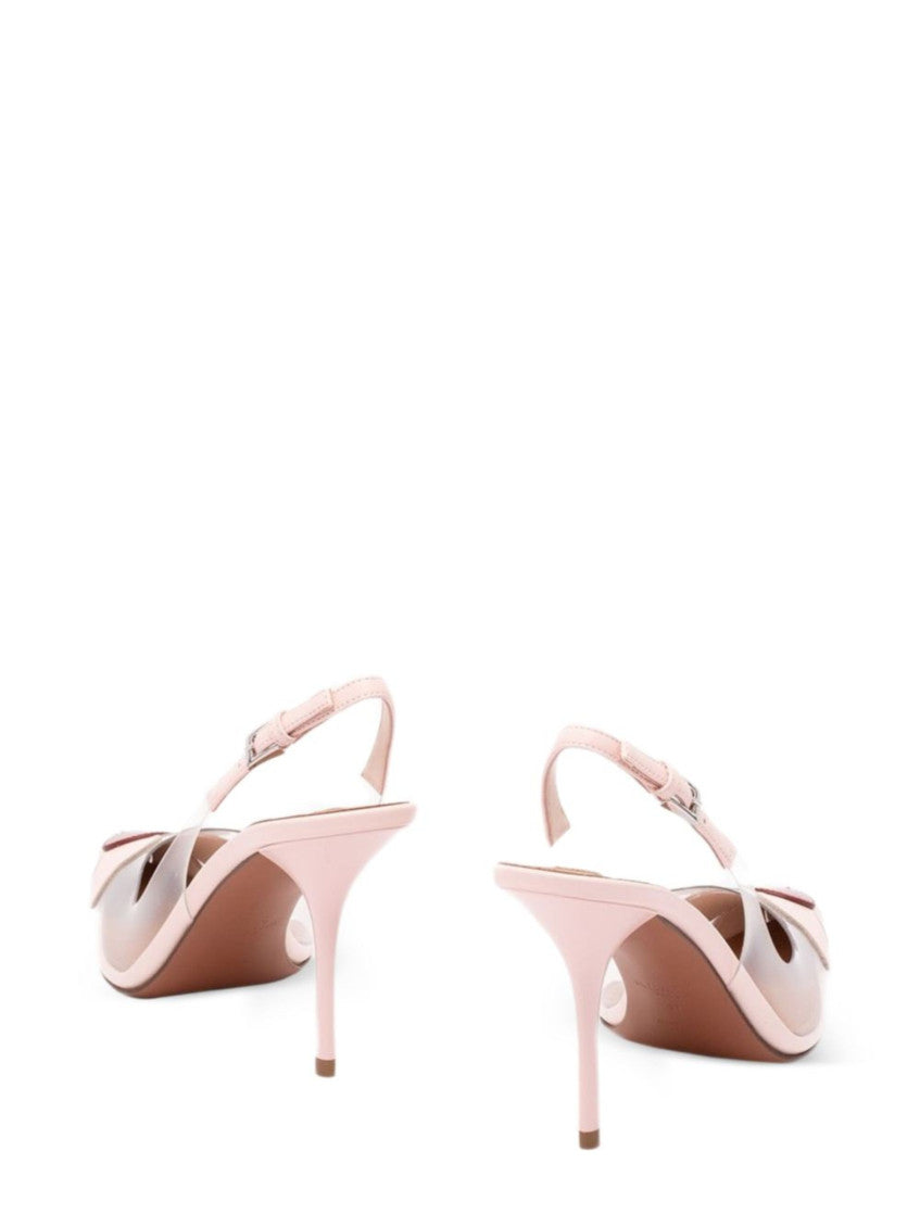 Pink Floral Pumps 4
