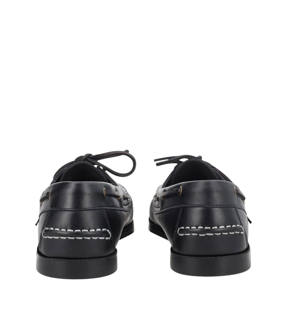 Black Leather Loafers 4