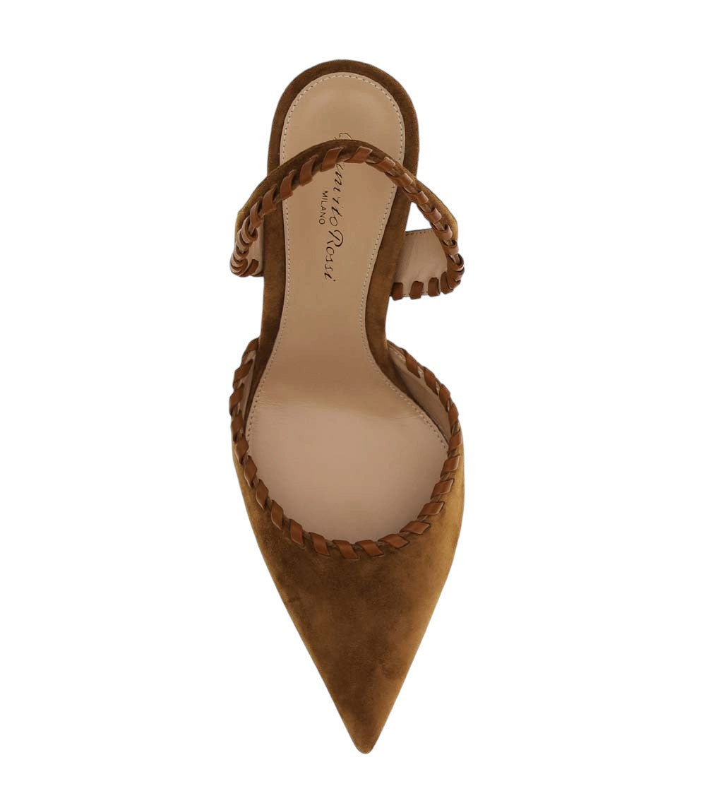 Brown Slingback Pumps 4