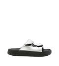 Silver Metallic Sandals 1