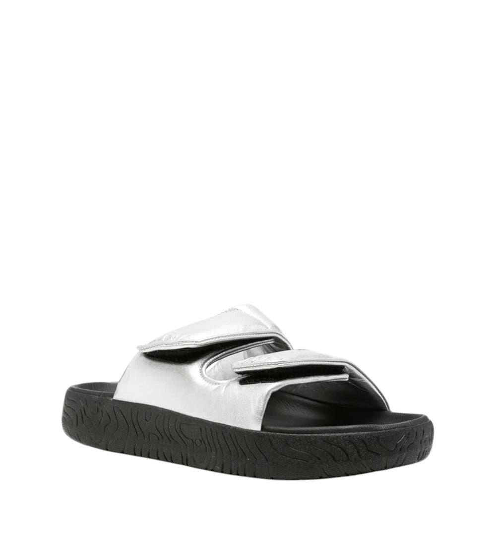 Silver Metallic Sandals 2