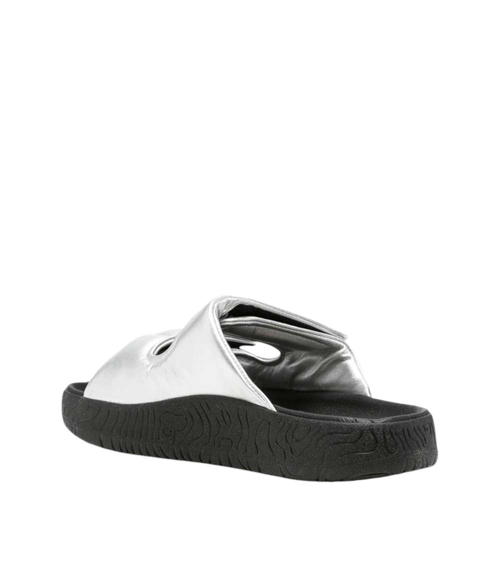 Silver Metallic Sandals 3