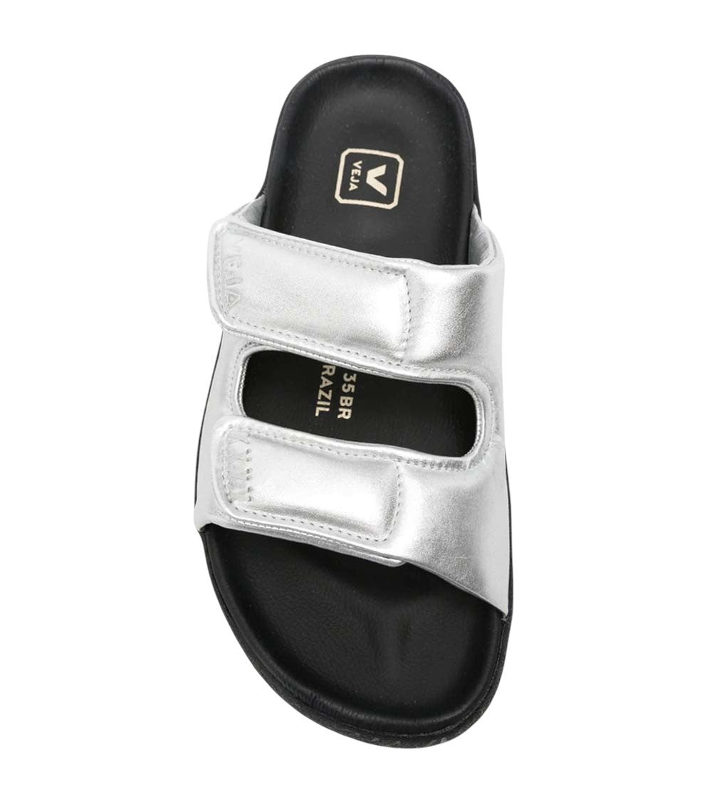 Silver Metallic Sandals 4
