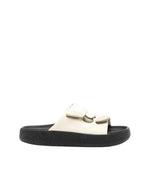 Beige Slip-on Sandals 1