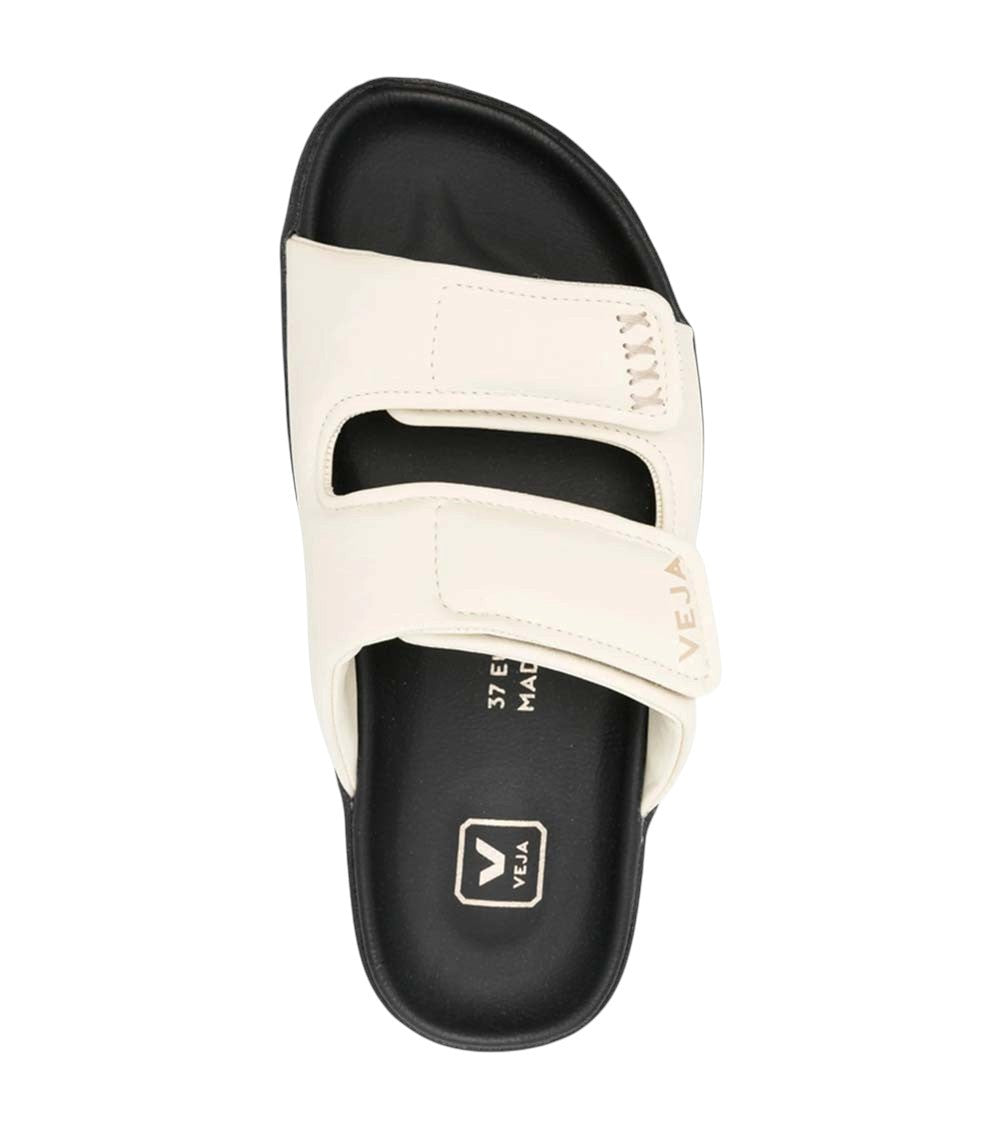 Beige Slip-on Sandals 4