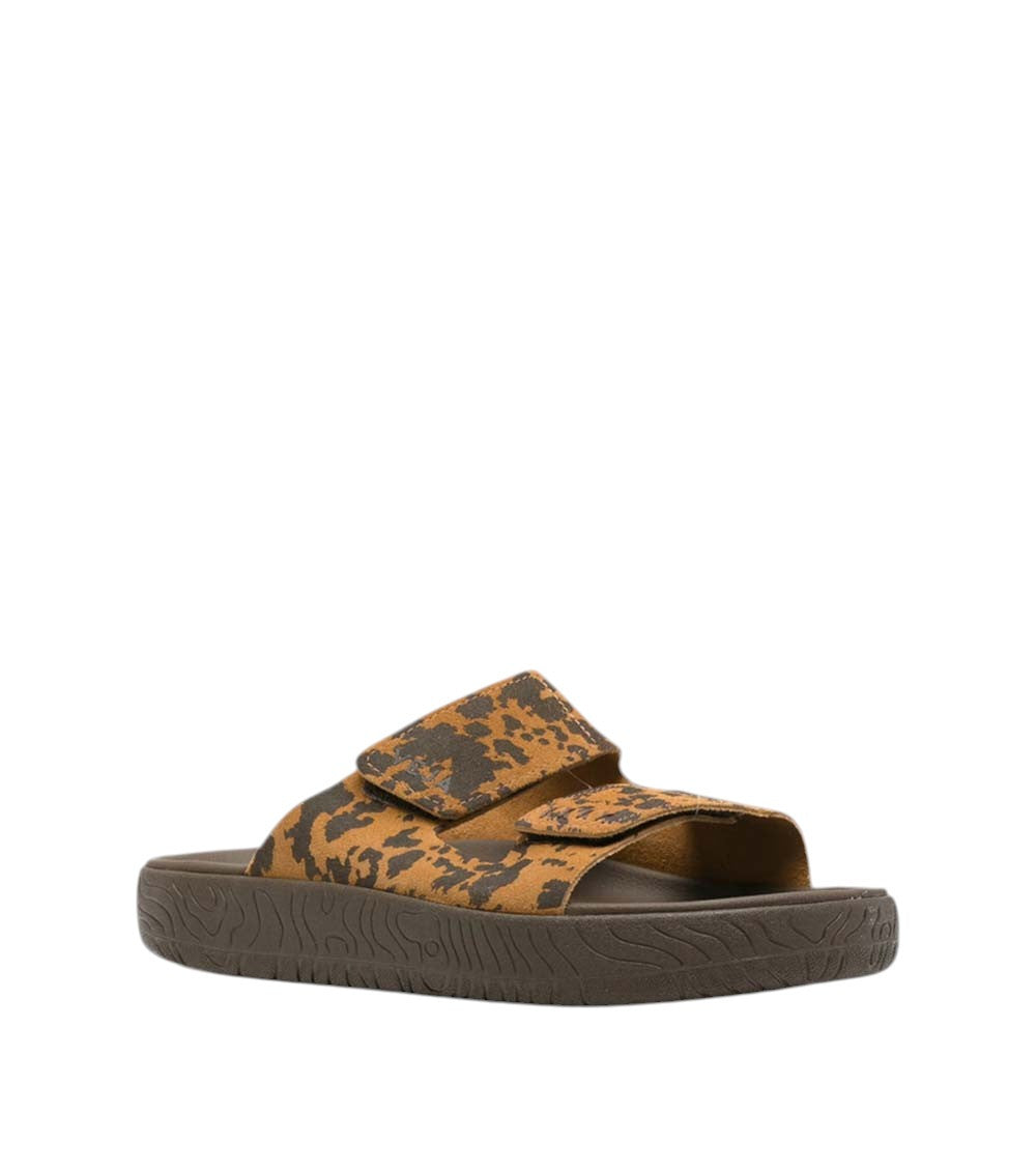 Brown Animal Printed Sandals 3