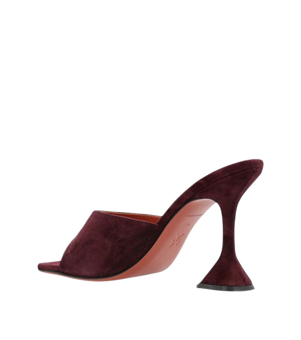 Purple Suede Lupita Heels 3
