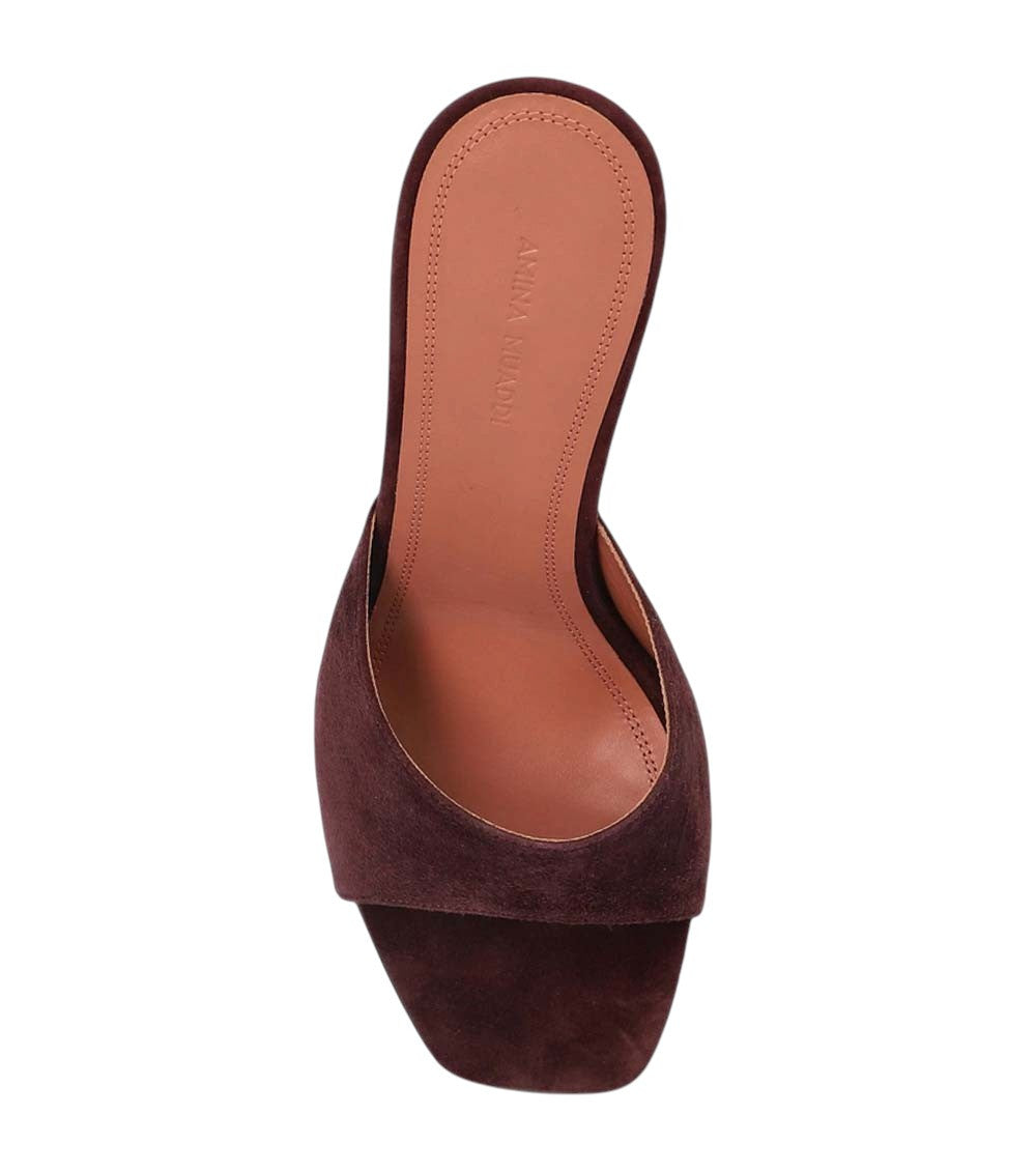 Purple Suede Lupita Heels 4