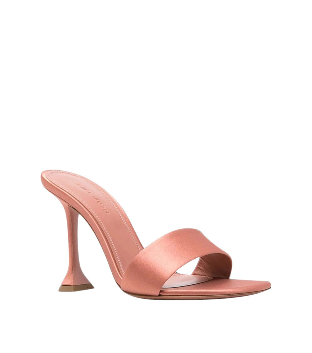 Pink Satin Andreea Heels 1