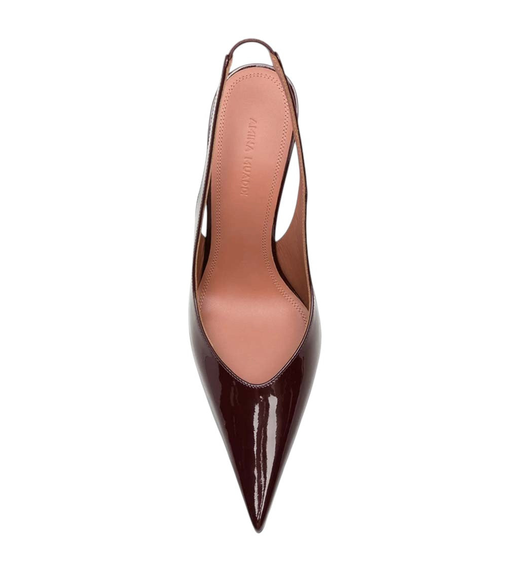 Maroon Slingback Pumps 4