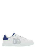 White Perforated Portofino Light Sneakers 1