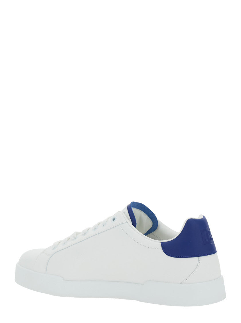 White Perforated Portofino Light Sneakers 3
