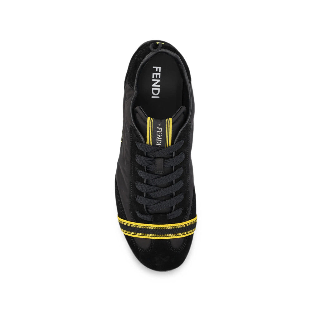 Black Stripes Tape Sneakers 3