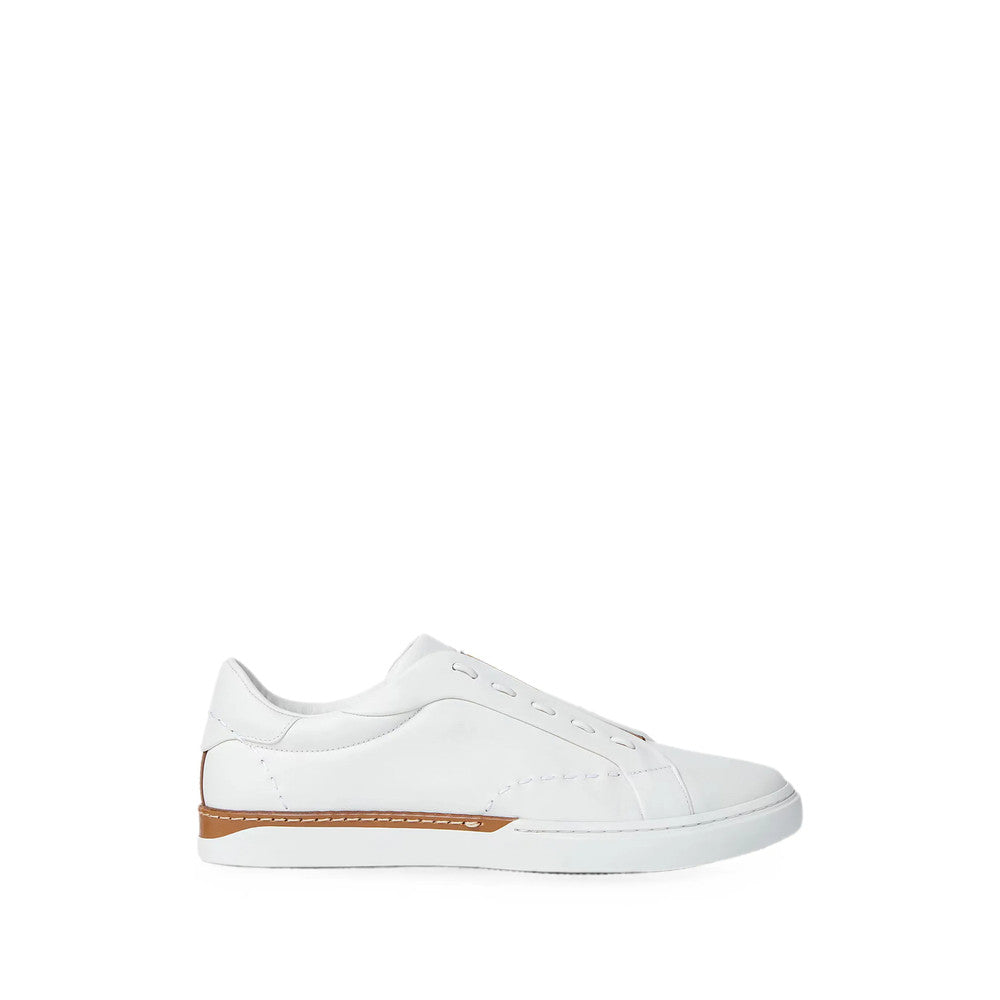 White Selleria Slip On Sneakers 1