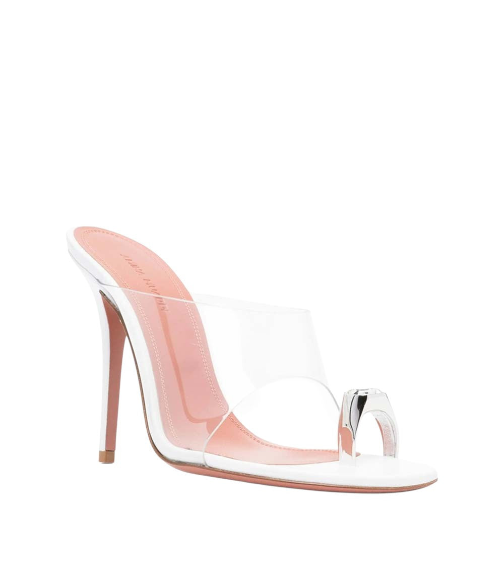 White Slip-on Heels 2
