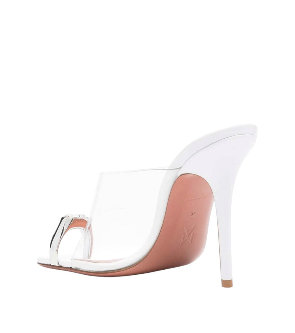 White Slip-on Heels 3