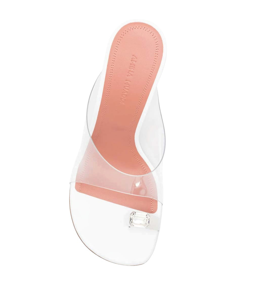 White Slip-on Heels 4
