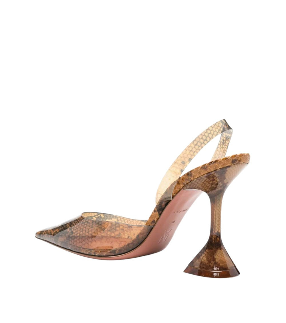 Brown Printed Holli Pumps 3