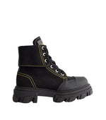 Black Lace-up Boots 1