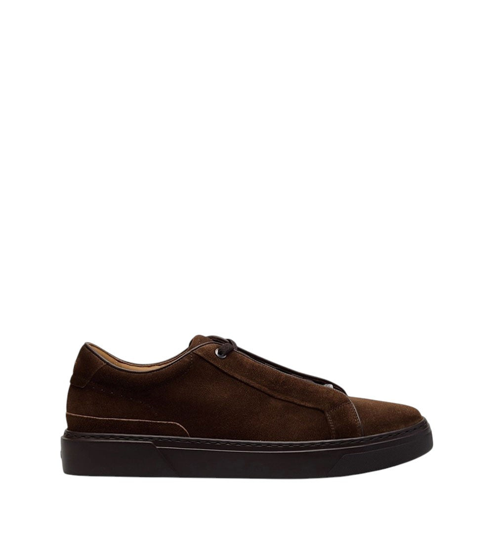 Brown Lace-up Sneakers 1