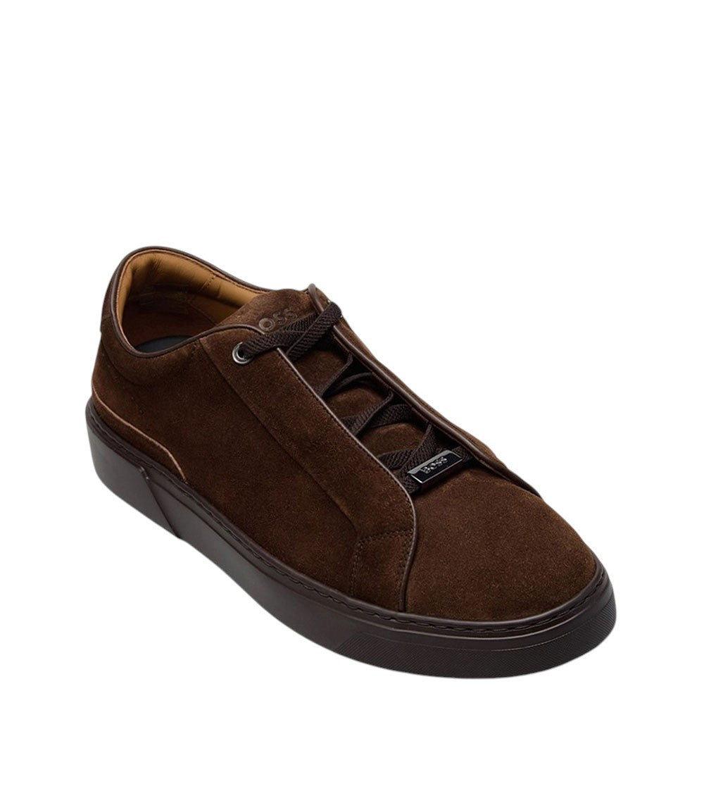 Brown Lace-up Sneakers 2