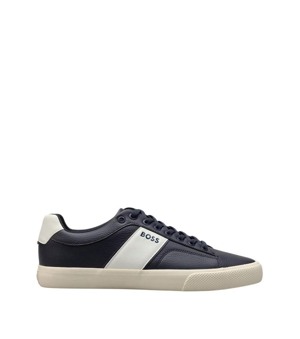 Blue Logo Classic Sneakers 1