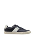 Blue Logo Leather Sneakers 1
