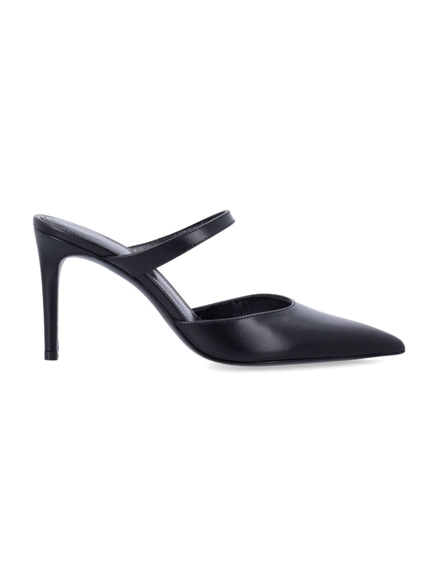 Black Classic Leather Pumps 1
