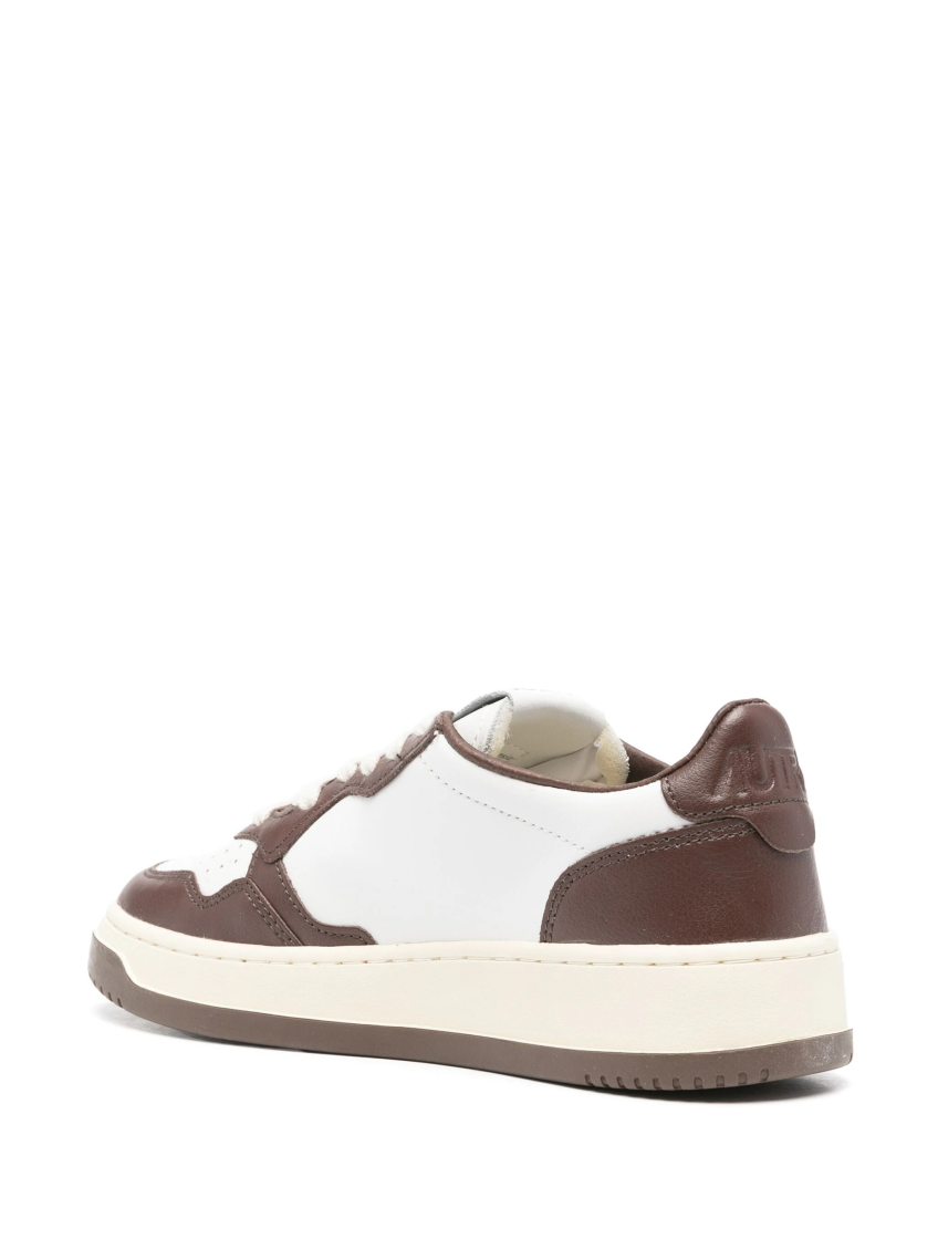 Brown Medalist Low Leather Sneakers 3