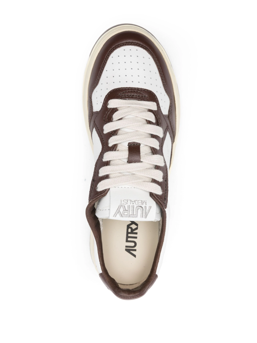Brown Medalist Low Leather Sneakers 4