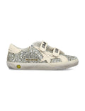 Girls Silver Glitter Sneakers 1