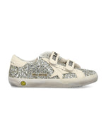 Girls Silver Glitter Sneakers 1