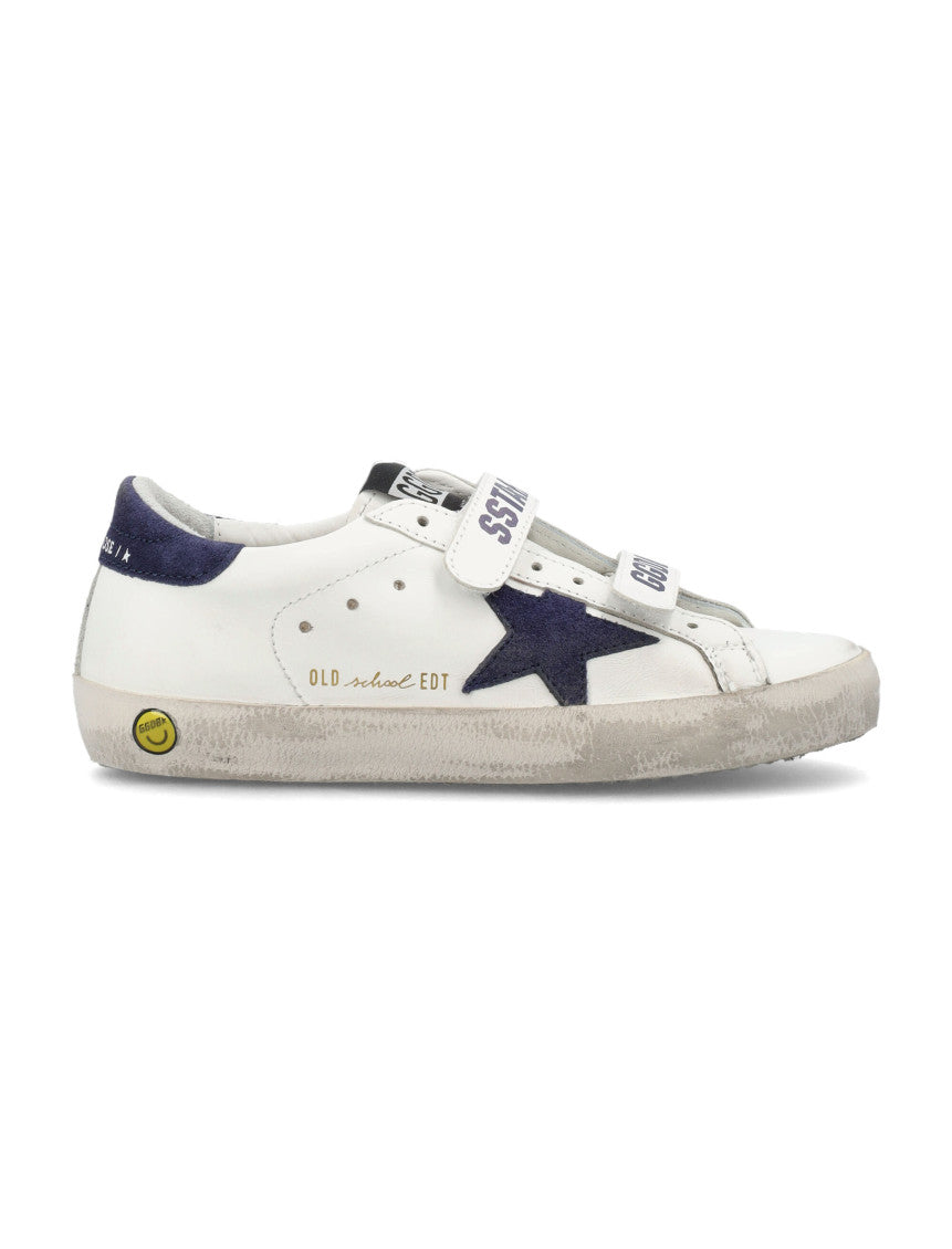 Boys White Leather Sneakers 1