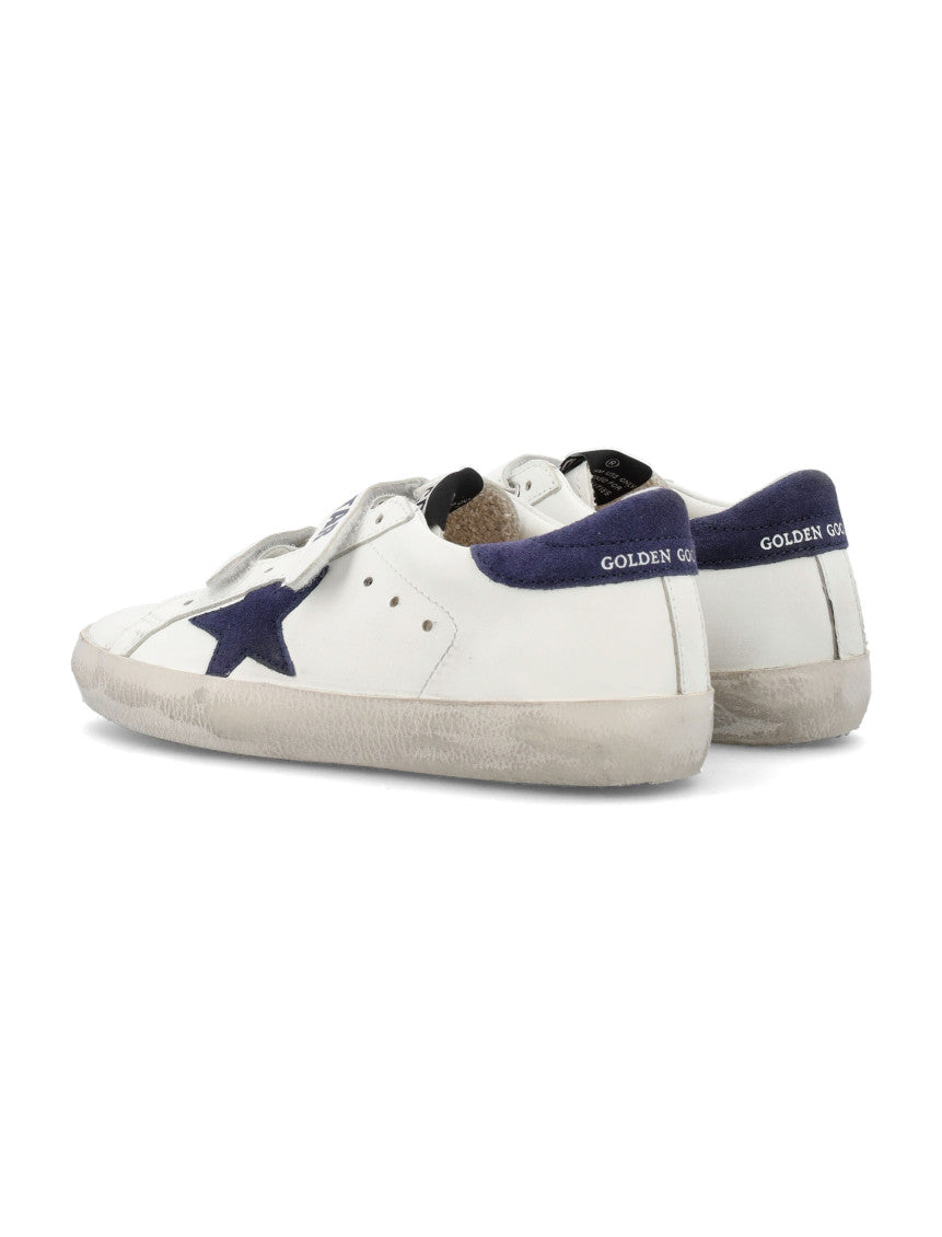 Boys White Leather Sneakers 4