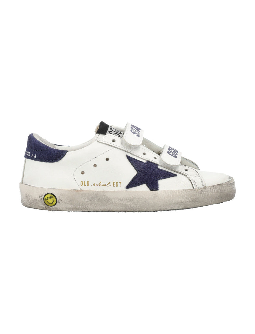 Boys White Leather Sneakers 5