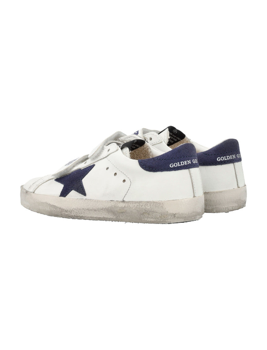 Boys White Leather Sneakers 8