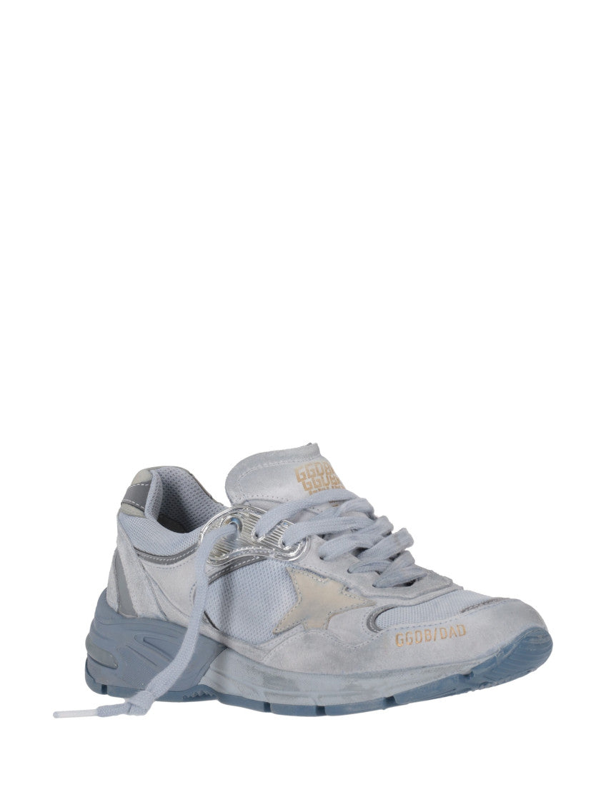 Blue Lace-up Sneakers 2