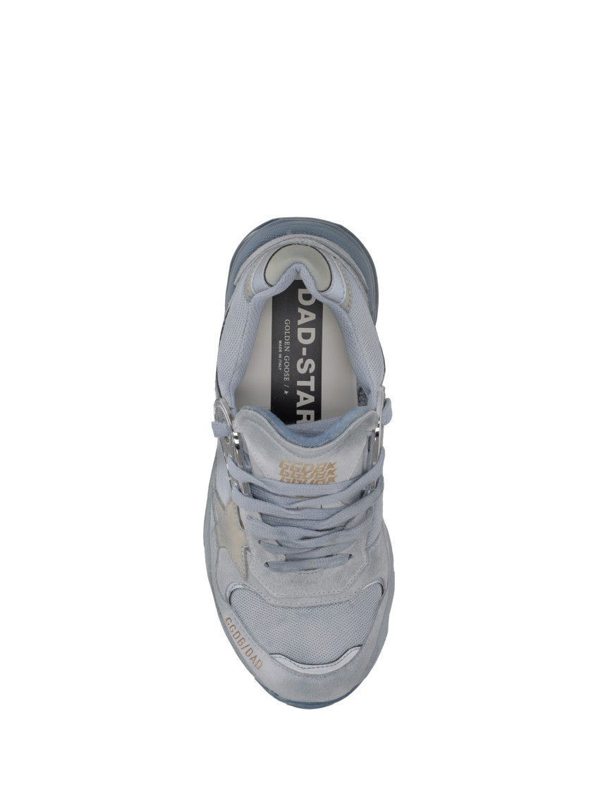 Blue Lace-up Sneakers 3
