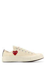 Beige Canvas Sneakers 1
