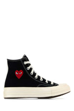 Black Canvas Sneakers 1