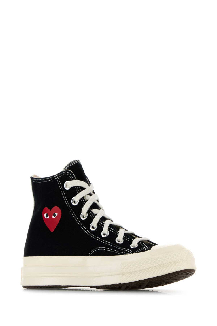 Black Canvas Sneakers 2
