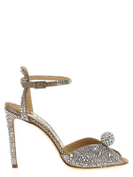 Beige Crystal Sacora Heels 1