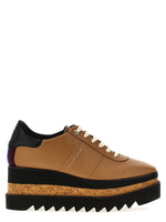 Brown Lace Up Sneakers 1