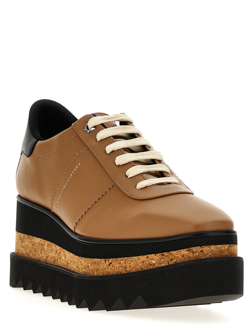 Brown Lace Up Sneakers 2