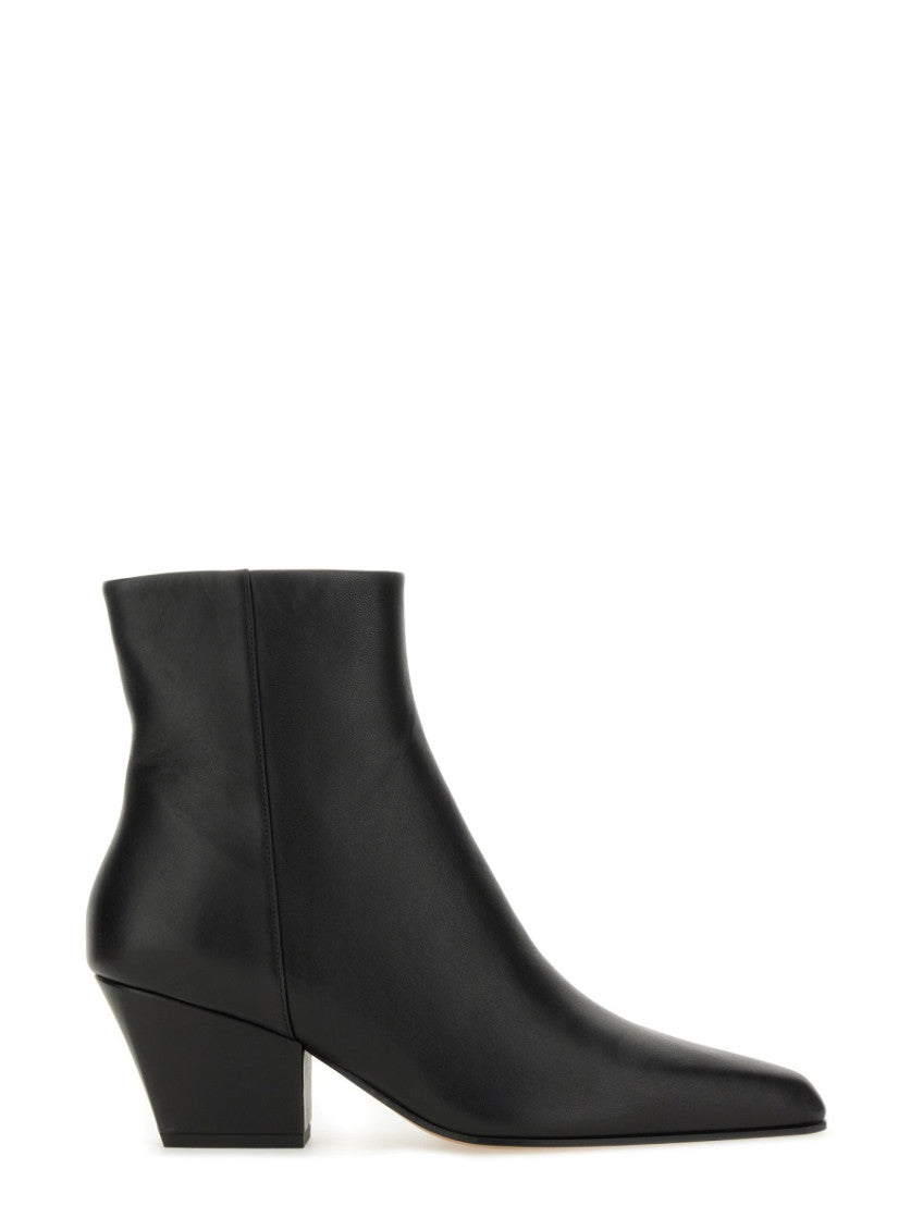 Black Solid Jane Boots 1