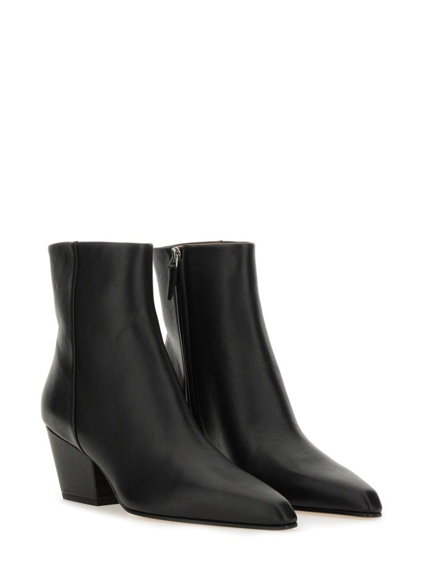 Black Solid Jane Boots 2