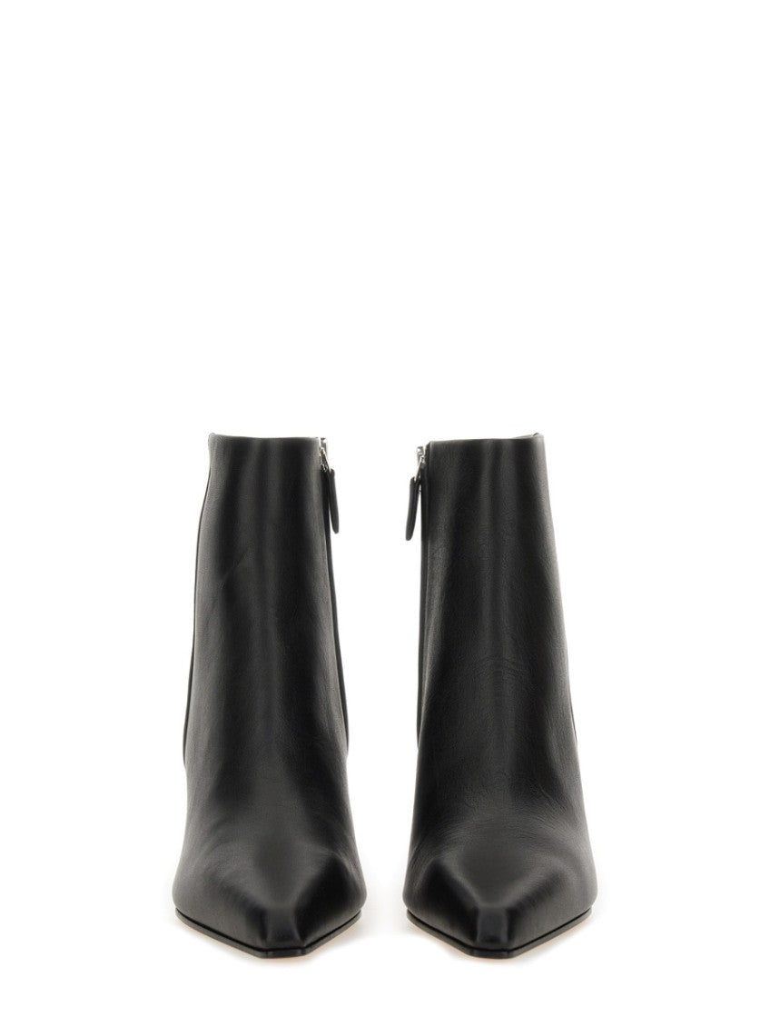 Black Solid Jane Boots 4
