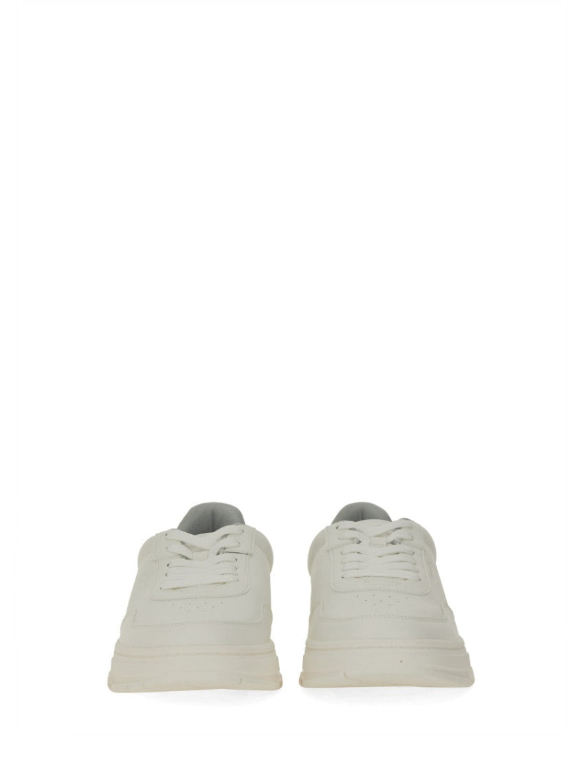White Lace-up Sneakers 4