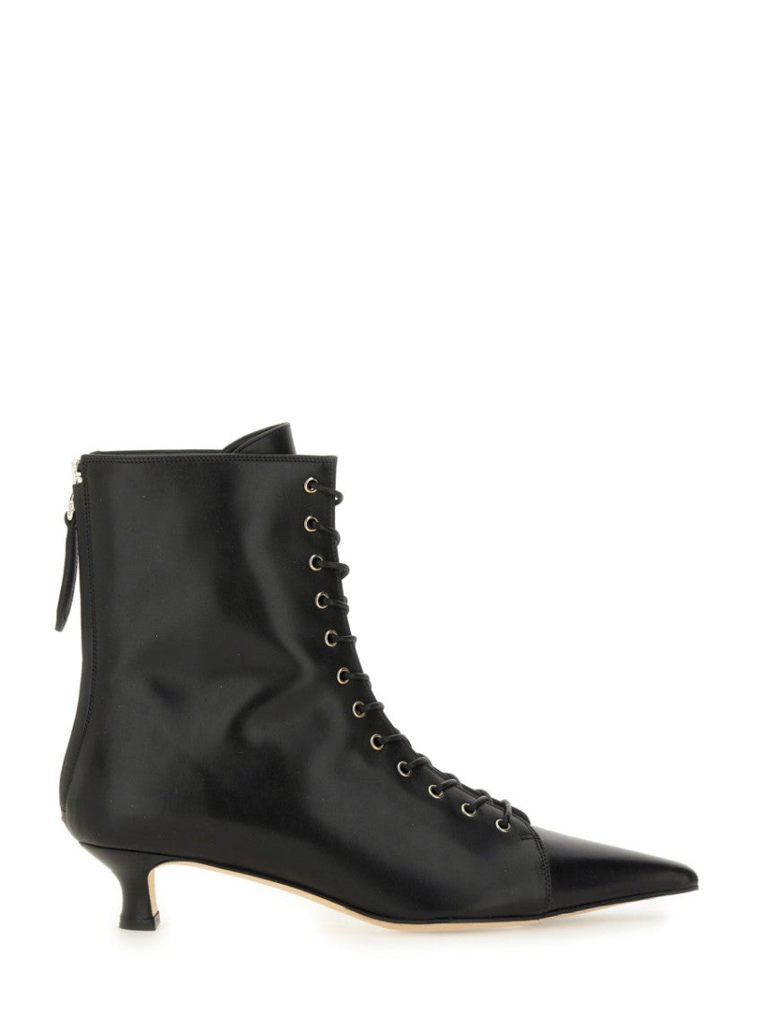 Black Solid Trixi Boots 1