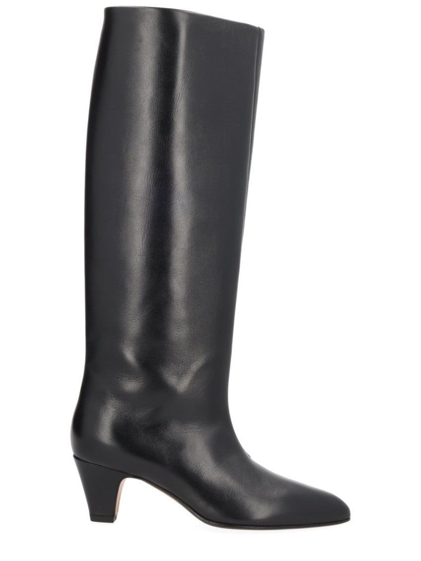 Black Solid Alva Boots 1